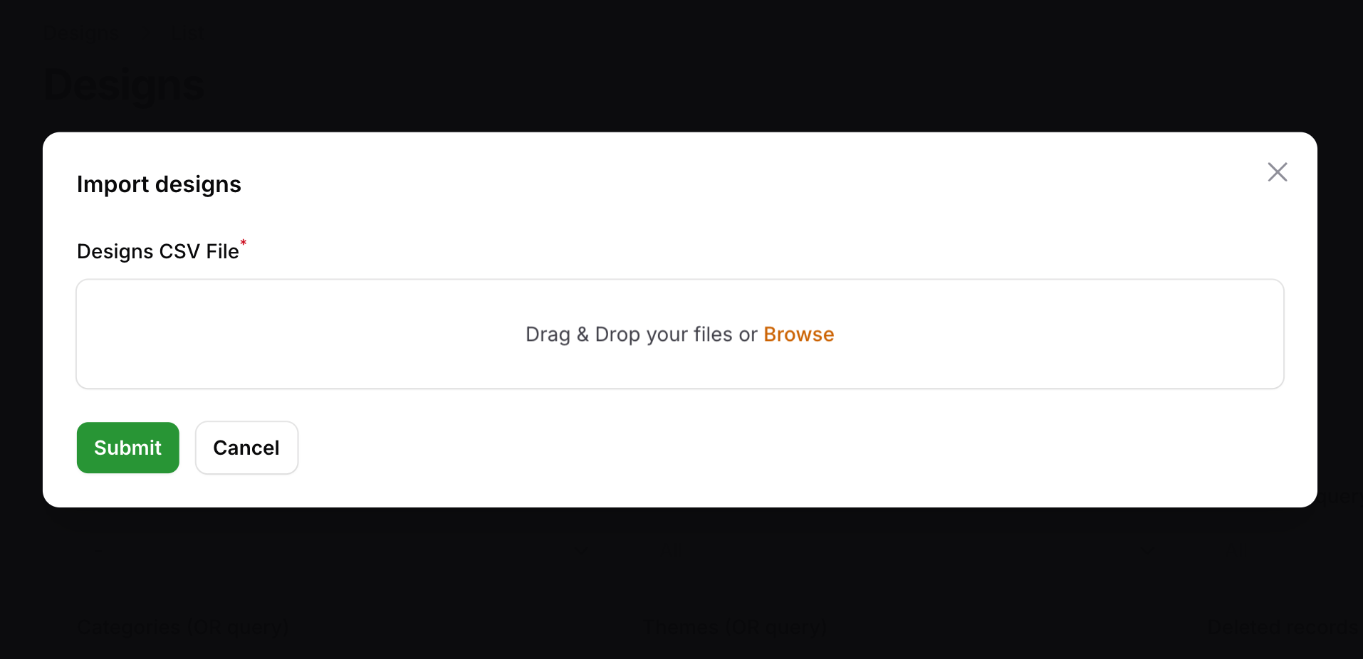 Effortless design import